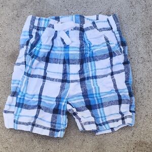 Jumping Beans Blue and White Plaid Shorts